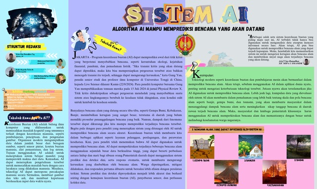 Sistem AI: Algoritma AI Mampu Memprediksi Bencana Yang Akan Datang 